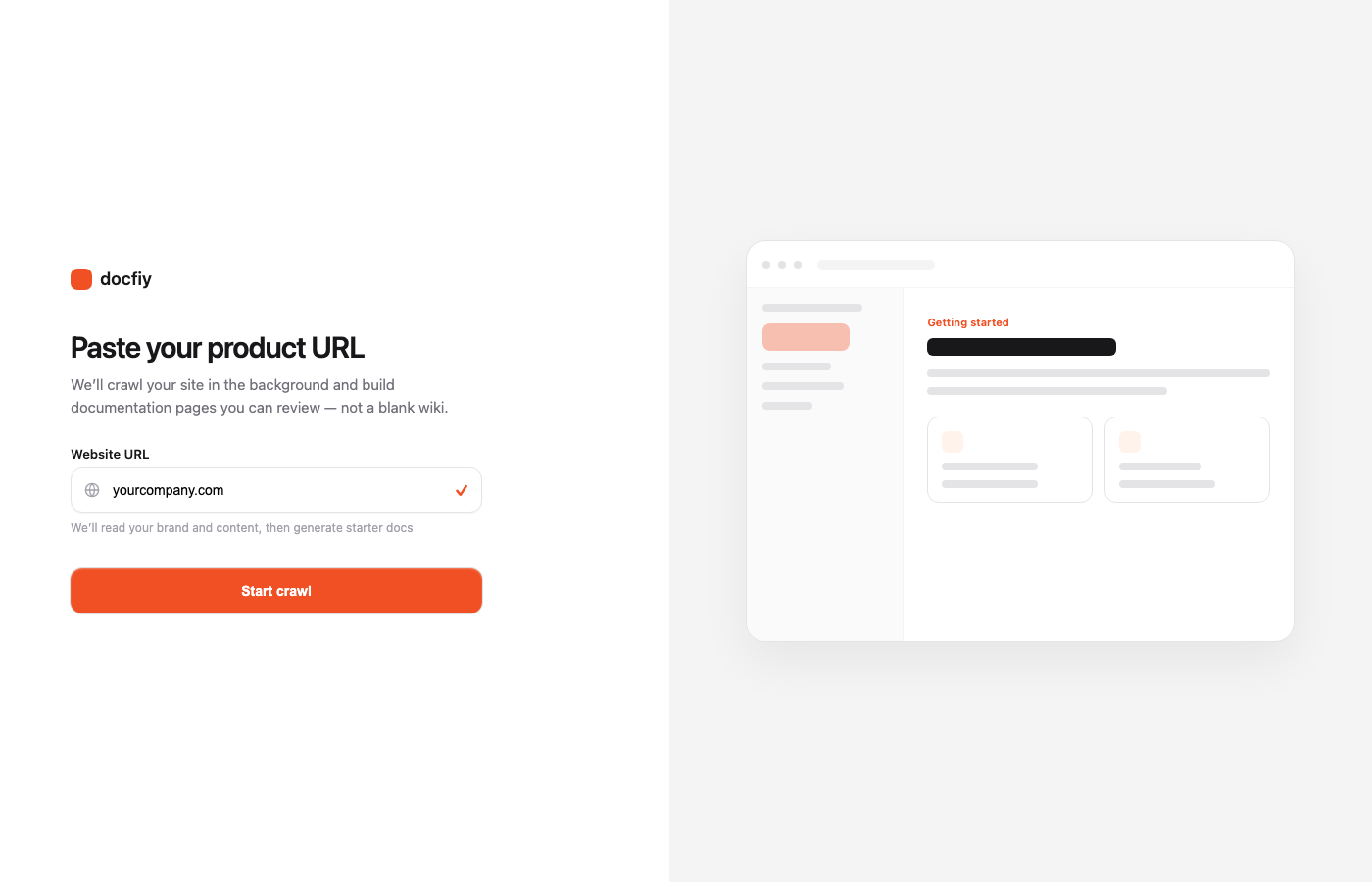Paste your website url 